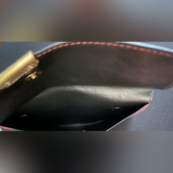 NIP Red 3 Piece Purse Set - Large Purse, Clutch, Credit Card Holder - Picture 8 of 10